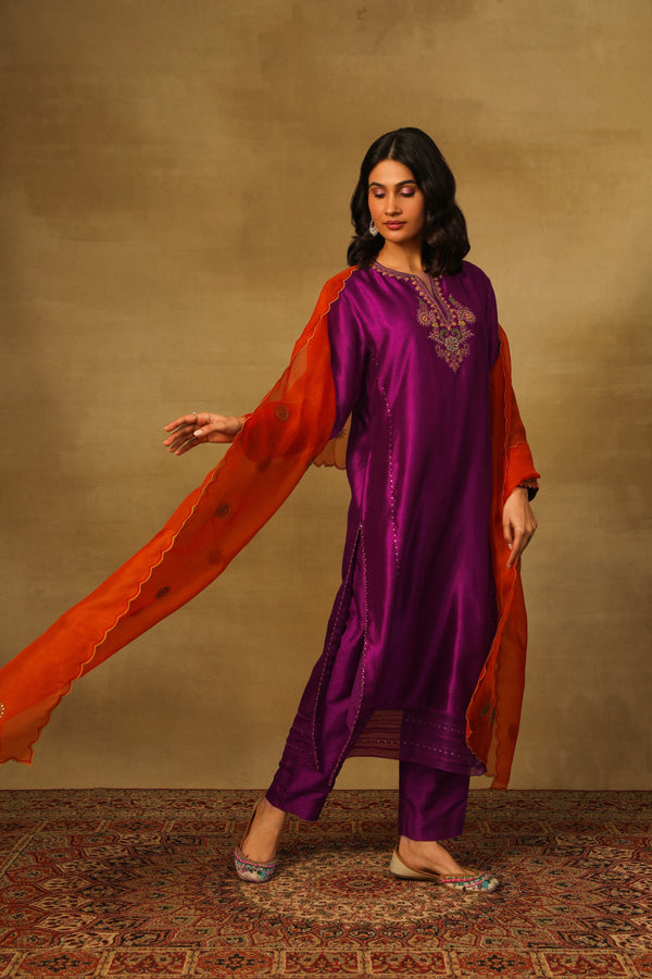 Purple TW Kurta set