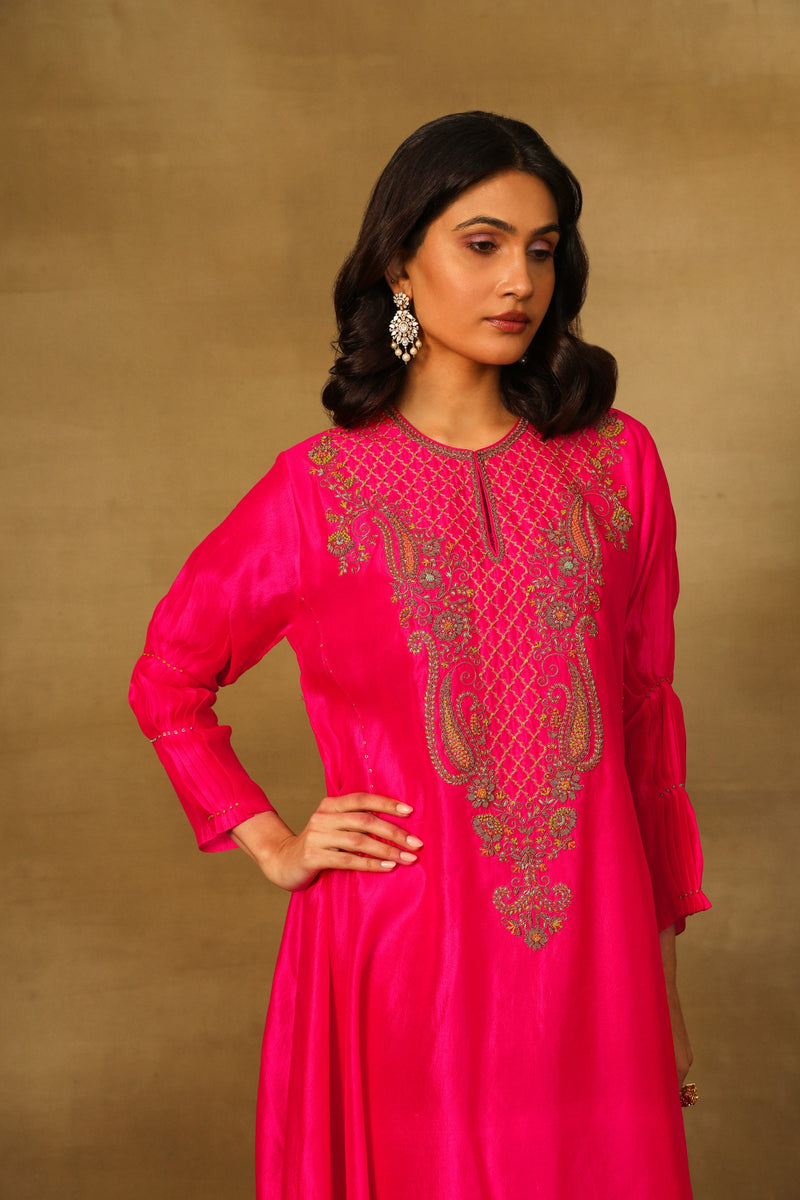 Fuschia Kairi Dress/ Kurta